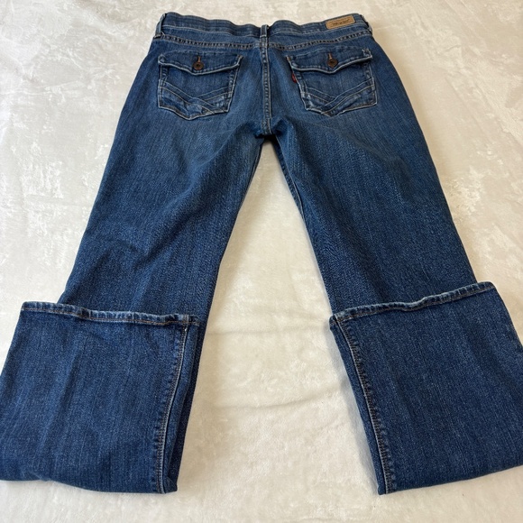 Levi's Perfect Waist 525 Boot Cut Blue Jeans Womens Size 10 Pants - Picture 8 of 13